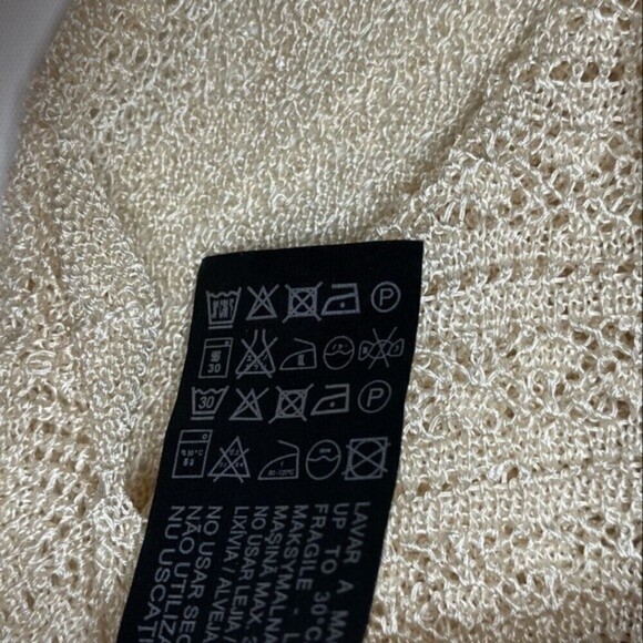 Zara Knit Long Sleeve Top Womens Small Crewneck Knit Ladies - Picture 12 of 12